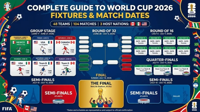 Complete Guide to World Cup 2026 Fixtures and Match Dates